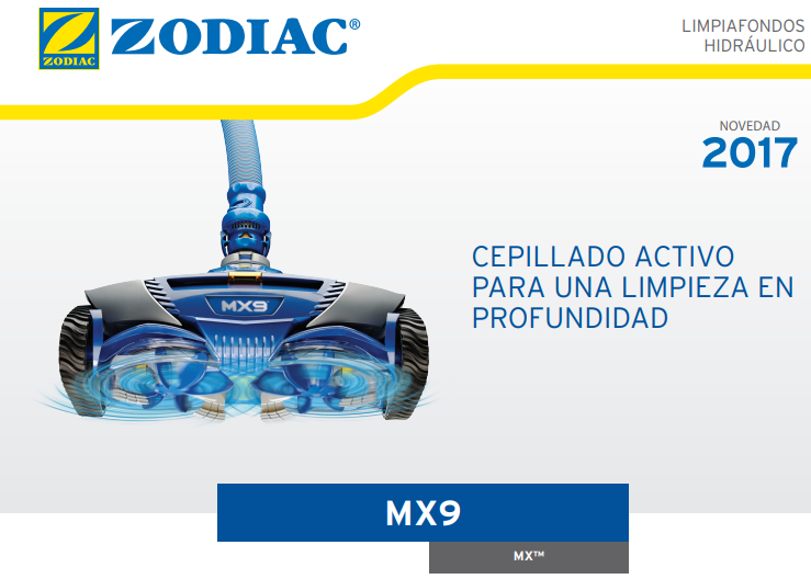 Merino Piscinas  limpia fondos zodiac MX8